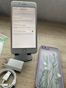 iPhone 8 Plus 64GB Gold Heas Seisukorras; Uus Aku (7 foto / 7)