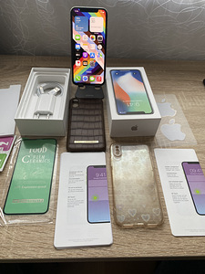 iPhone X 64GB Silver Heas Seisukorras, Uus Aku (1 foto / 7)