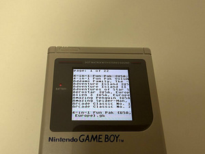 Nintendo Game Boy DMG с IPS экраном + картридж 1000+ игр (3 фото из 6)