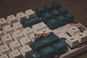 Keyboard - Varmilo Lovebirds Yang (Cherry MX Brown, US) (10 foto / 10)