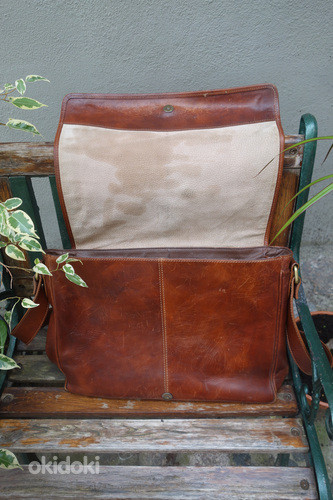 Итальянский кожаный портфель (фото #3)