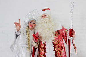 Jõuluvana ja Snow Maiden Tallinnas