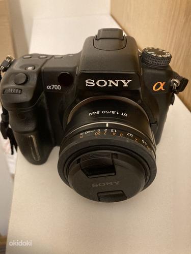 Sony a700 komplekt + fotoläätsed (foto #1)