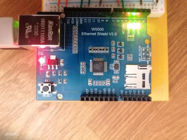 UNO Ethernet Shield V2.0 W5500 для Arduino (фото #2)