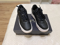 Оригинальные черные кожаные кроссовки Nike air Force Piхel