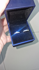 Серьги с бриллиантами 0.98 CT (3 фото из 3)