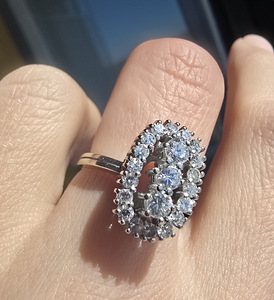 Кольцо с бриллиантом 1CT (5 фото из 5)