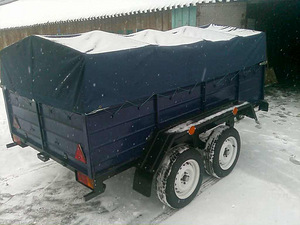 Новый прицеп двухосный с доставкой по Украине (2 фото из 3)
