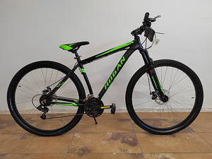 UUS jalgratas / НОВЫЙ велосипед HOGAN MTB 29 BLACK GREEN (1 фото из 7)