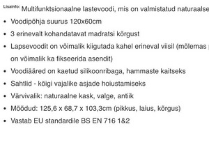 Troll lastevoodi koos madratsiga (4 foto / 4)