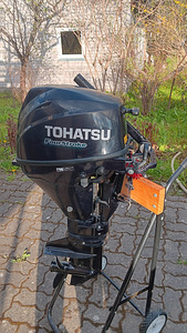 Paadiga haagisel koos mootoriga (8 foto / 9)