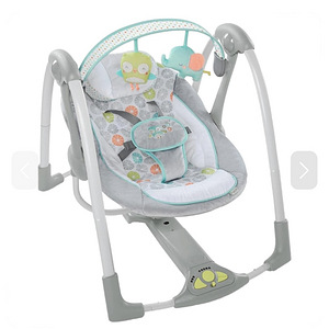 BRIGHT STARTS Ingenuity качели Swing ‘n Go Hugs & Hoots