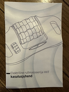 Hiit elektriline rullmasseerija (6 foto / 8)