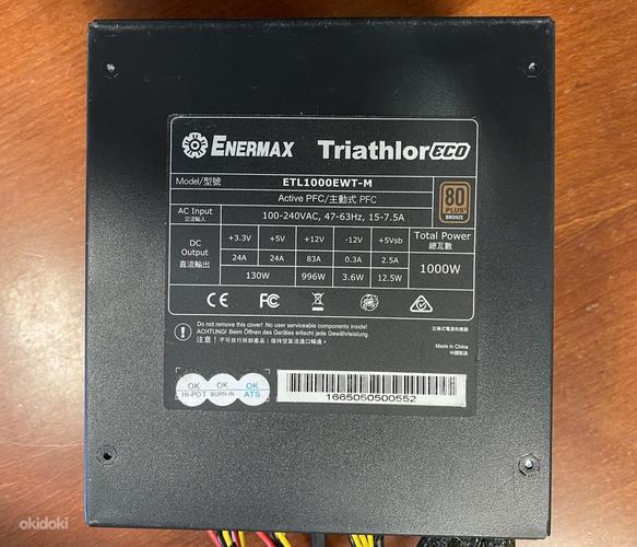 Блок питания Enermax Triathlor ECO 1000W 80+ Bronze (фото #2)