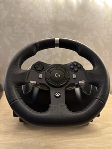 Рулевое колесо Logitech G920 + коробка передач (3 фото из 4)