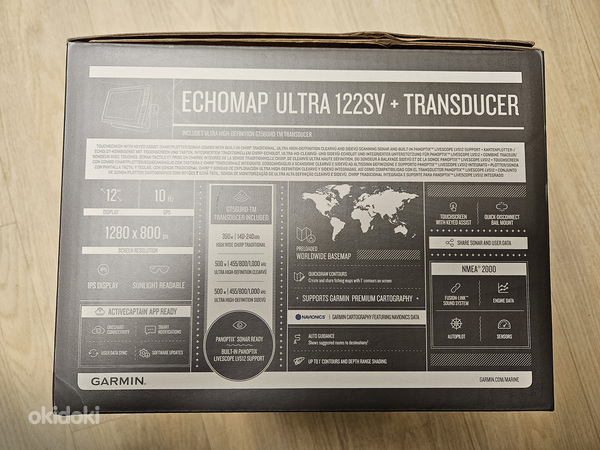 Эхолот Garmin ECHOMAP Ultra 122sv с датчиком GT56UHD-TM (фото #3)