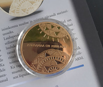 Позолоченная медаль "Праздник песни"