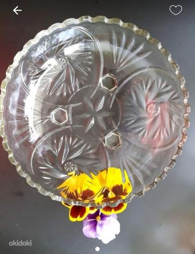 Tarbeklaasi стеклянное блюдо (фото #1)