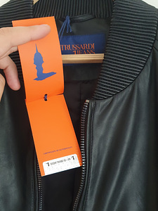Trussardi Jeans bomber nahast (4 foto / 7)