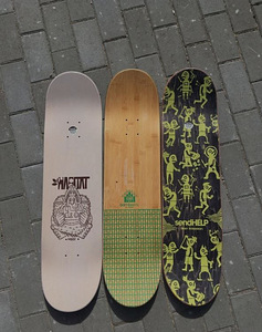 Rula / deck / skateboard ; 3 allesjäänud decki (2 foto / 8)