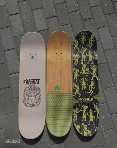 Rula / deck / skateboard ; 3 allesjäänud decki (foto #2)