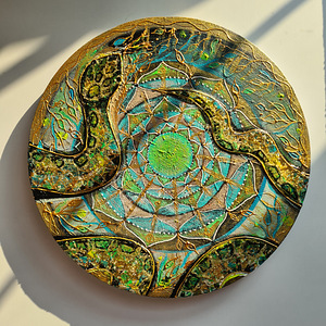 Uus hind! Käsitöö mandala maal 30 cm (4 foto / 8)