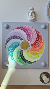 Käsitöö mandala "Torus või Tor" 40 cm x 40 cm (4 foto / 5)