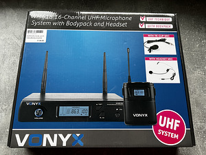 Juhtmeta mikrofonikomplekt Vonyx WM61B (1 foto / 2)