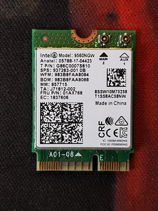 Wifi bluetooth Intel 9560NGW (1 фото из 3)