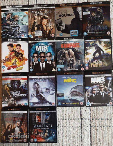 Продаются фильмы Blu-ray 4K (фото #1)