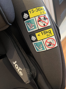 Joie Verso Isofix autoiste, 0-36kg, ember (7 foto / 8)
