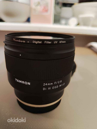 Tamron 24mm f/2.8 Di III OSD Sony E jaoks + UV-filter (foto #2)