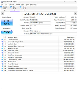 SSD 256GB Transcend NVMe M.2 (3 foto / 4)