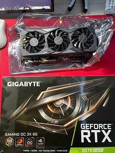 Видеокарта Gigabyte RTX 2070 Super OC edition 8GB (2 foto / 2)