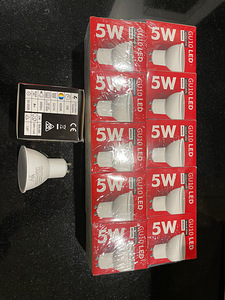 LED lambid 5W GU10 400LM 4000K neutral White (1 foto / 1)