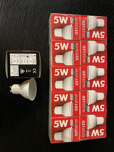 LED lambid 5W GU10 400LM 3000K Warm White (1 foto / 1)