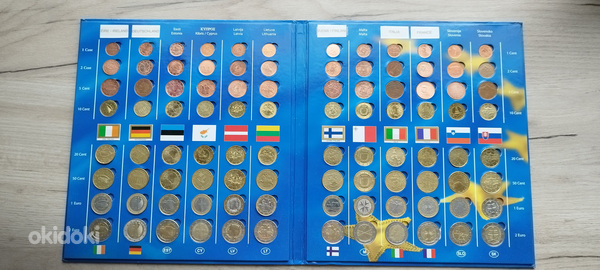 Euromüntide album koos müntidega (foto #1)