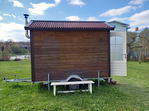 Müüa 2-kambriline ratastel saun (4 foto / 6)
