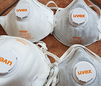 Respiraator UVEX Silv-Air c 2210 FFP2 ventiili ja süsinikfiltriga