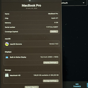 Macbook Pro m1 8/512 (4 фото из 6)