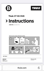 Thule Kit 3145 - AUDI Q7 (6 foto / 10)