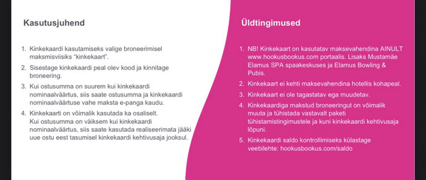 Hookusbookus kinkekaart, 60!