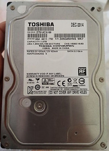 Жесткий диск Toshiba 1 ТБ