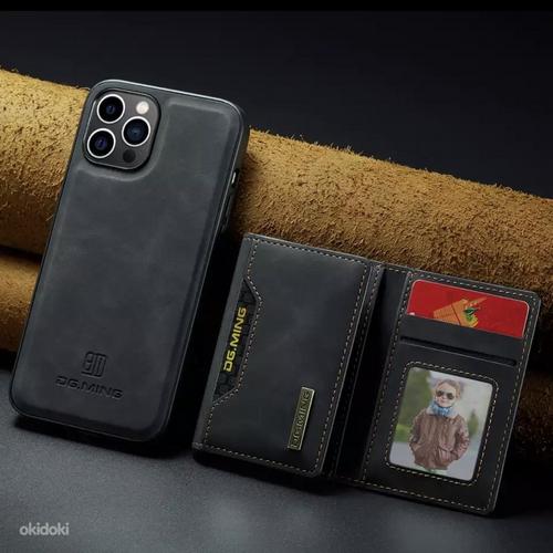 Чехол для iPhone 13 Pro max + магнитный кошелек (фото #1)