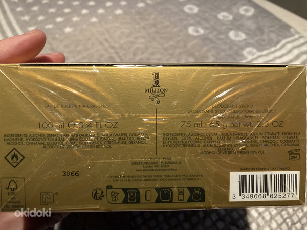 Paco Rabanne в подарочной упаковке 100 мл EDT + стик (фото #2)