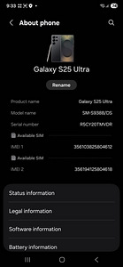 Samsung Galaxy S25 Ultra 1tb BH 99% (5 foto / 6)