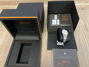 Mido Belluna Automatic White with daimonds,UUS!! (2 foto / 3)