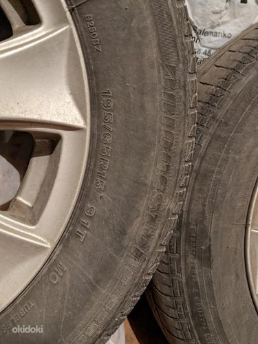 Диски и шины оригинальные Mazda Bridgestone 195/65 R15, 4шт. (фото #3)