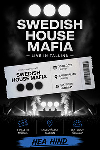 Kontserdipiletid - Swedish House Mafia - 6 piletit (1 foto / 3)