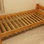 Kasutatud puidust voodi madratsiga 80x200cm ja ronimissein (foto #2)